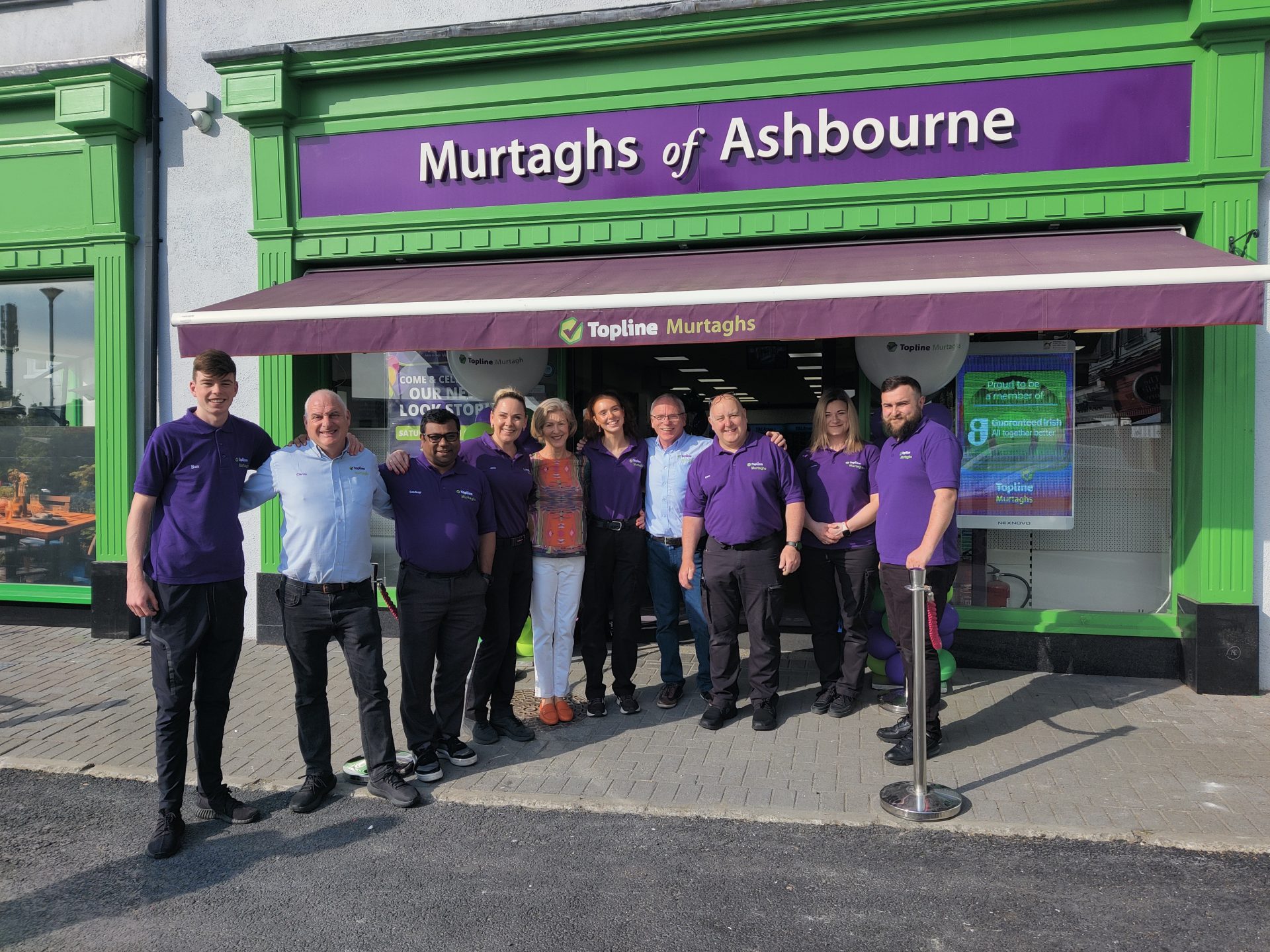 Topline Murtaghs Ashbourne celebrate their new and improved store The Hardware Journal