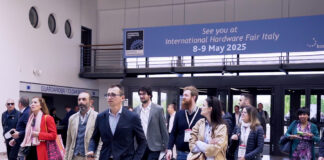 Delegates at the Italian Hardware Fair