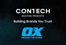 Contech Building Products announces addition of Ox Tools and Bora Tools to expanding brand portfolio