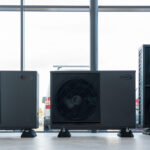 4kW, 6kW and 12kW Grant Aerona R290 air to water air source heat pumps.