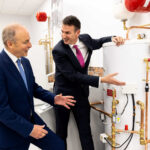 Building on Pipelife Ireland’s 55-year legacy of market-leading solutions Pipelife Ireland MD, Conor Manning with An Taoiseach Micheál Martin during a recent visit to the Pipelife Site in Little Island, Co. Cork.